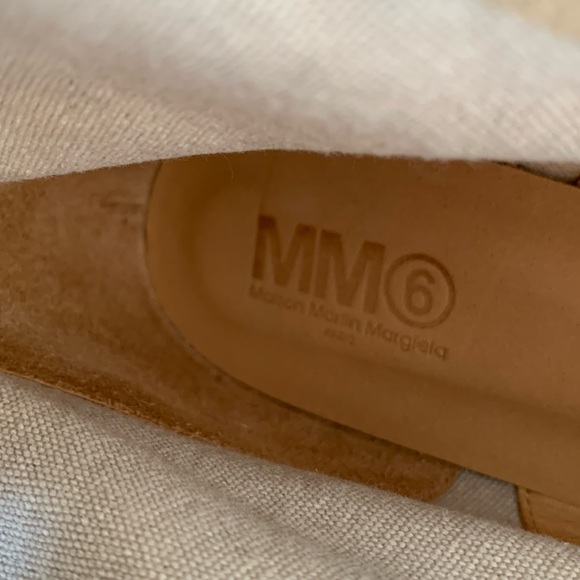 MM6 Maison Martin Margiela Suede Canvas Lace up Boots - NO LACES - size 39.5 - Picture 9 of 10